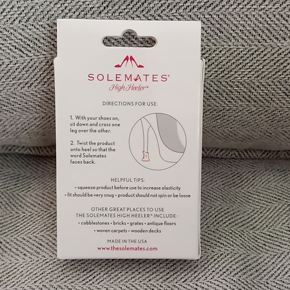 Solemates high heel protector narrow clear 1 pair prevents sinking into grass - Picture 6 of 9